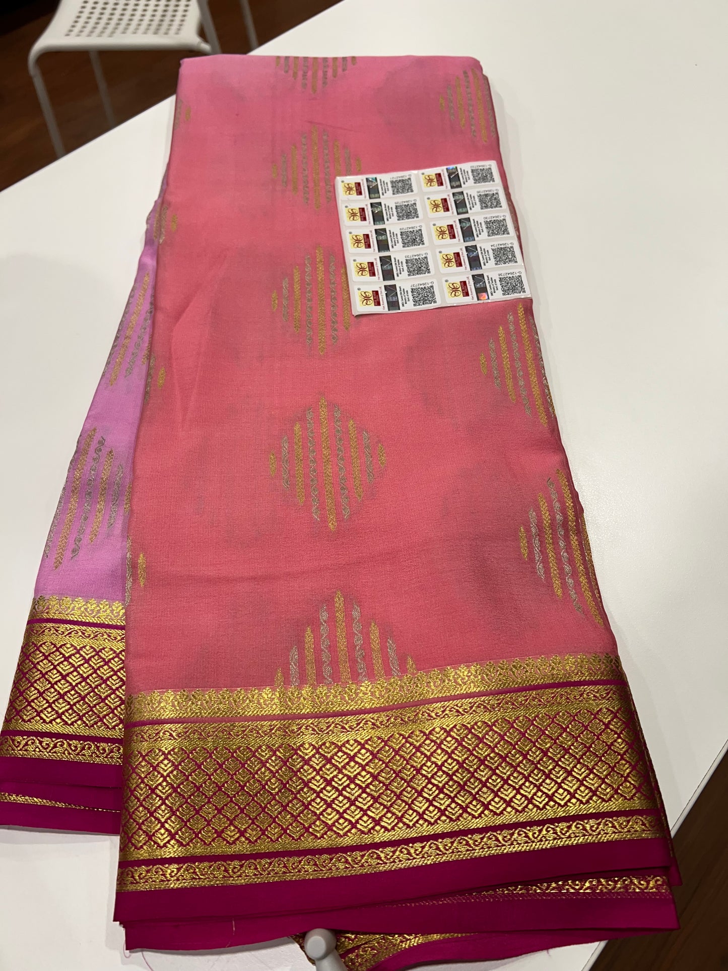 Exclusive pattern mysore silk sarees with elegant color combinations