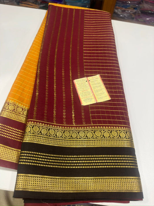 All over saree zari consumption with beautiful 3D color combination