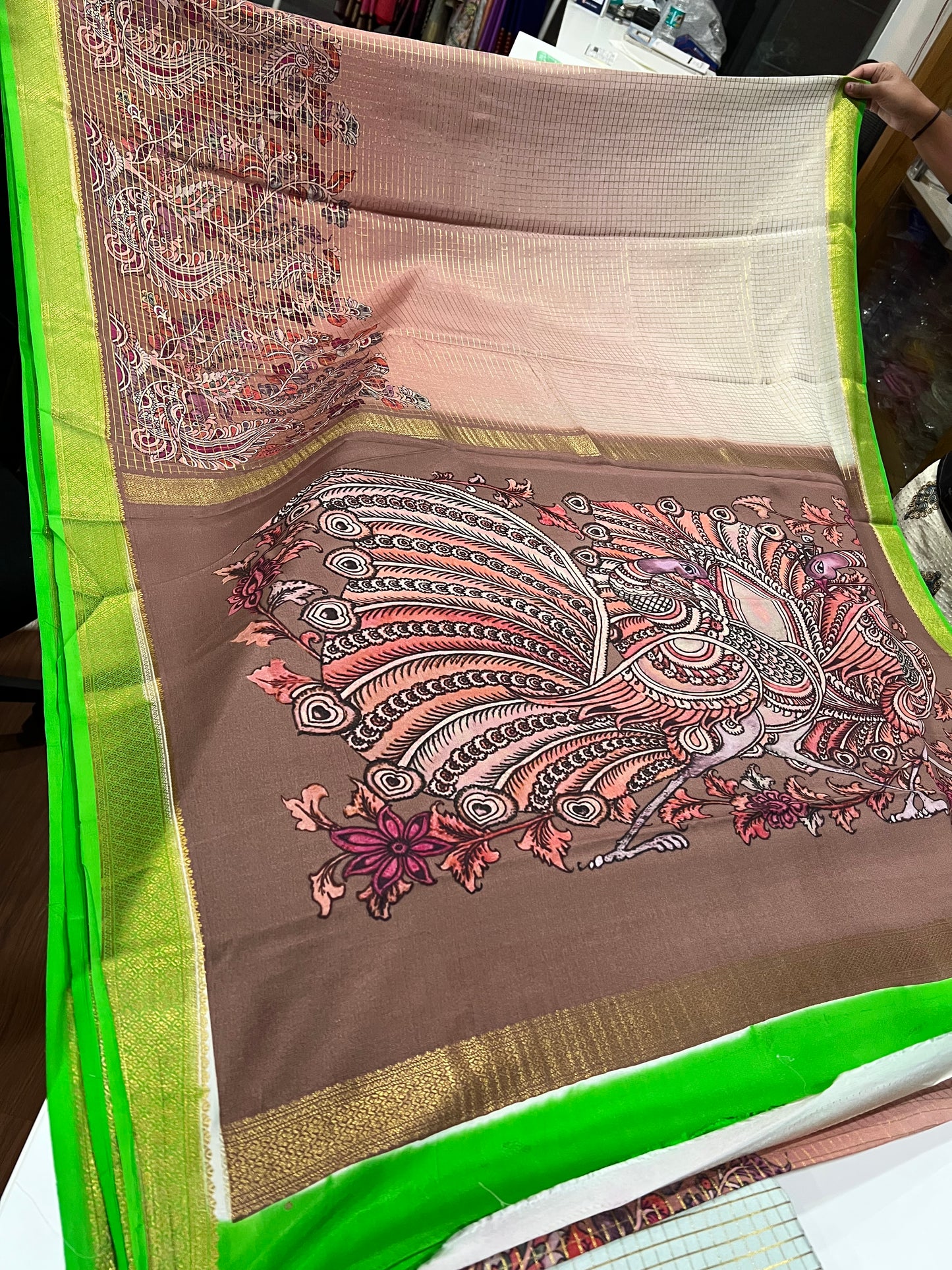 😍Digital print mysore silk sarees 😍