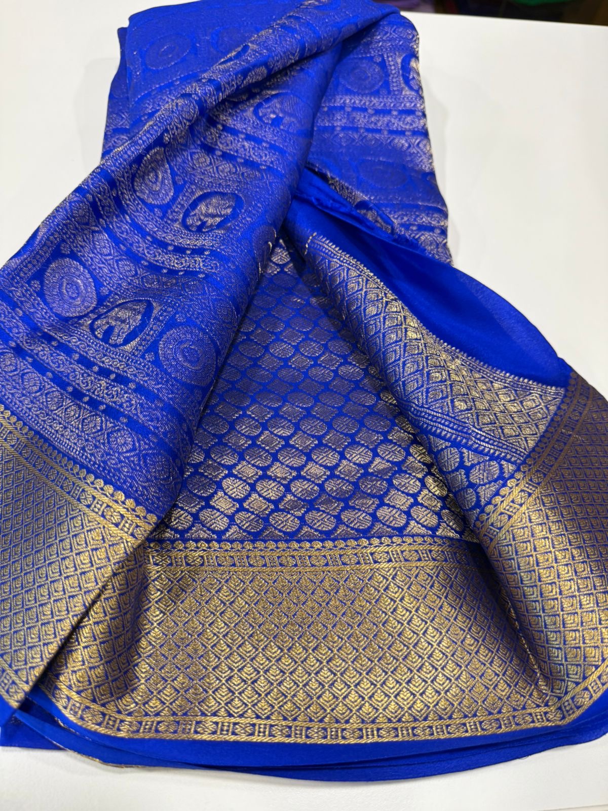 Brocade Mysore silks Saress