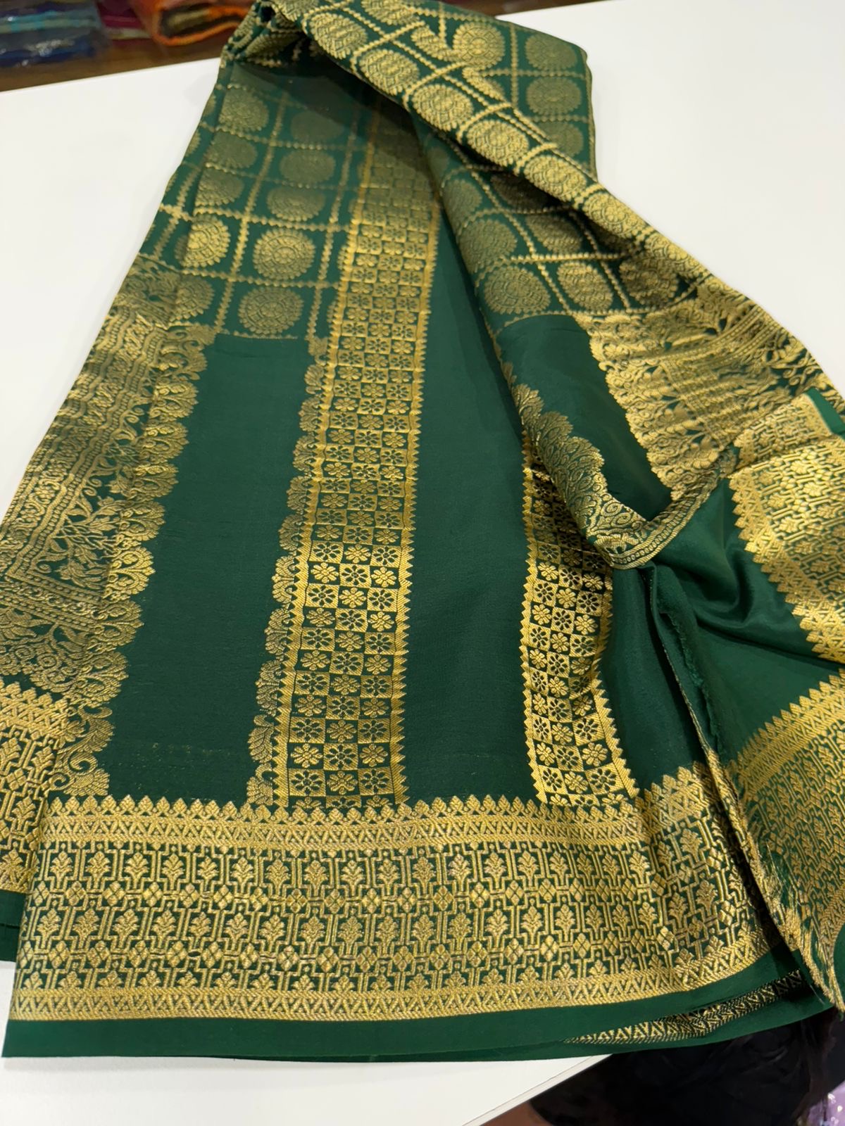 Brocade Mysore silk sarees