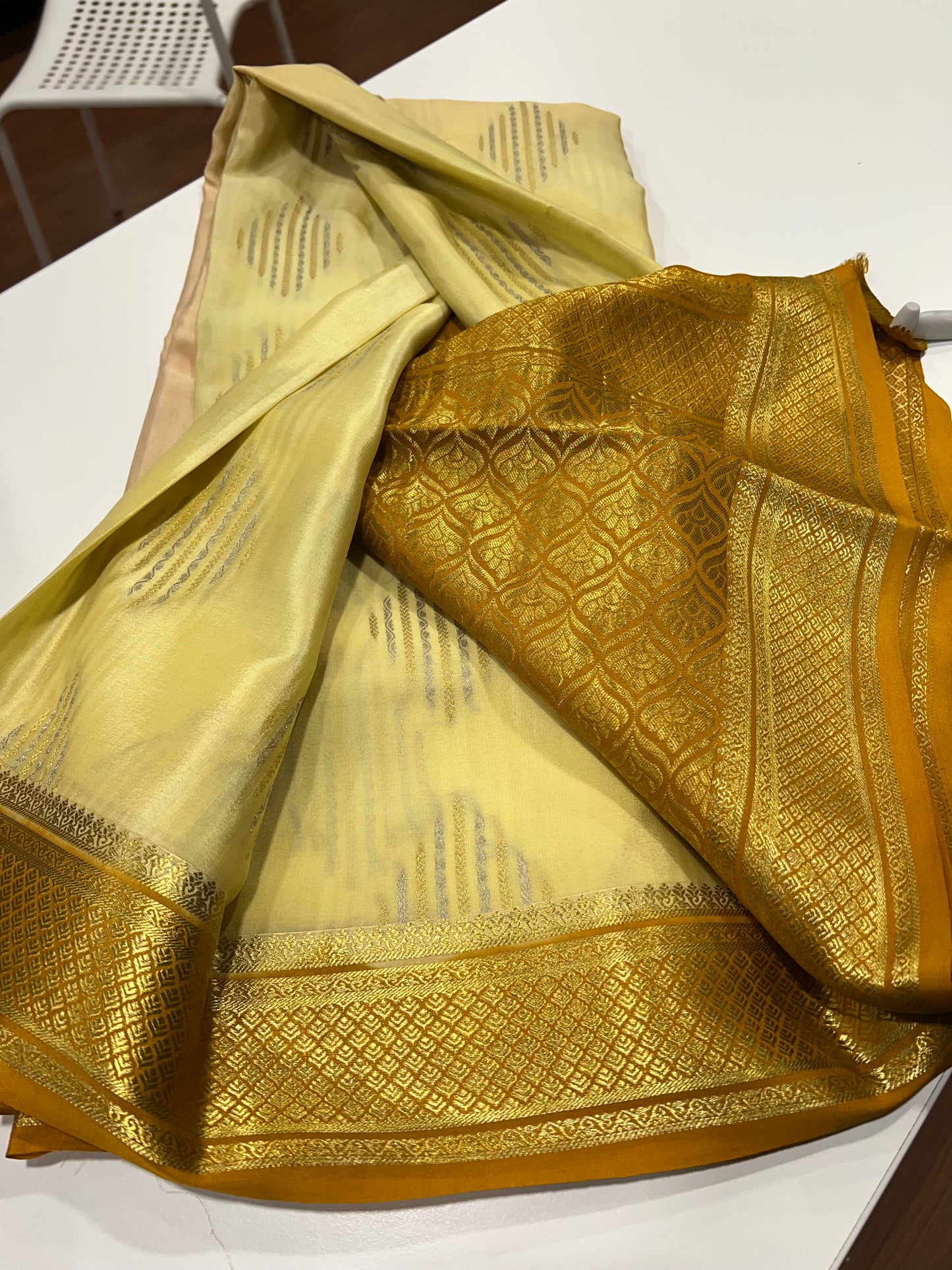 Exclusive pattern mysore silk sarees with elegant color combinations