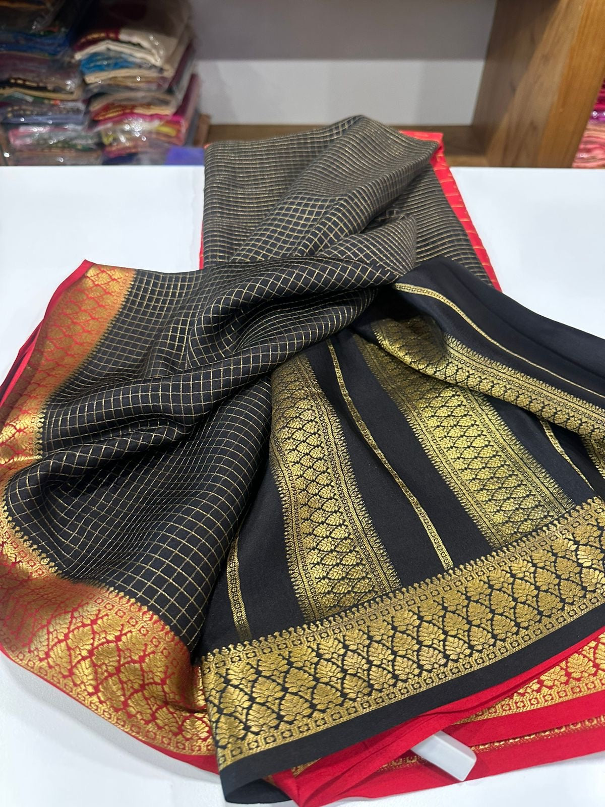 Exclusive pattern mysore silk sarees with elegant colors