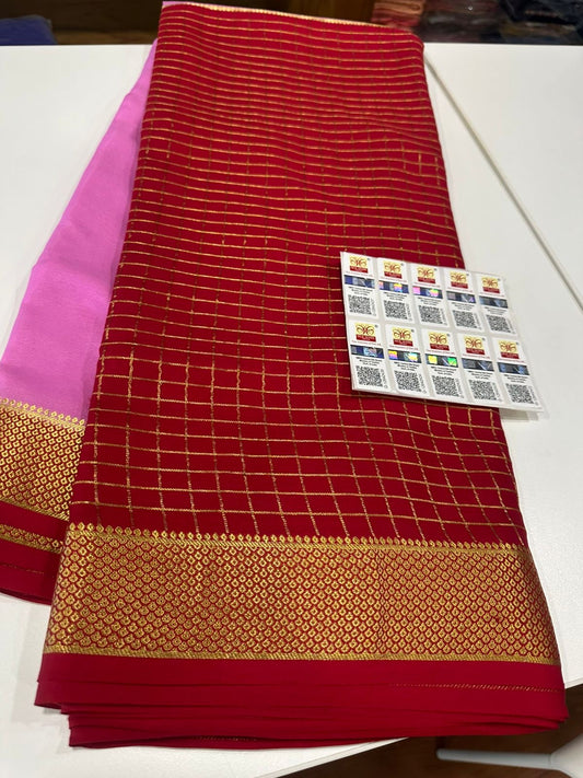 Exclusive pattern mysore silk sarees with elegant colors