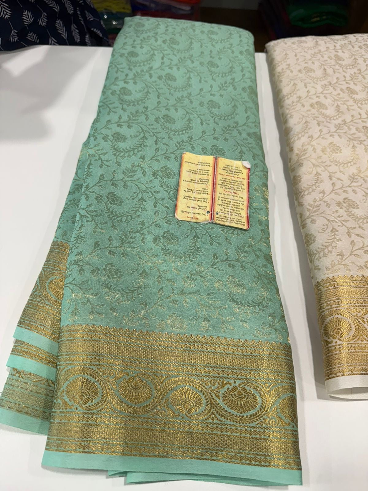 Brocade Mysore silks Saress