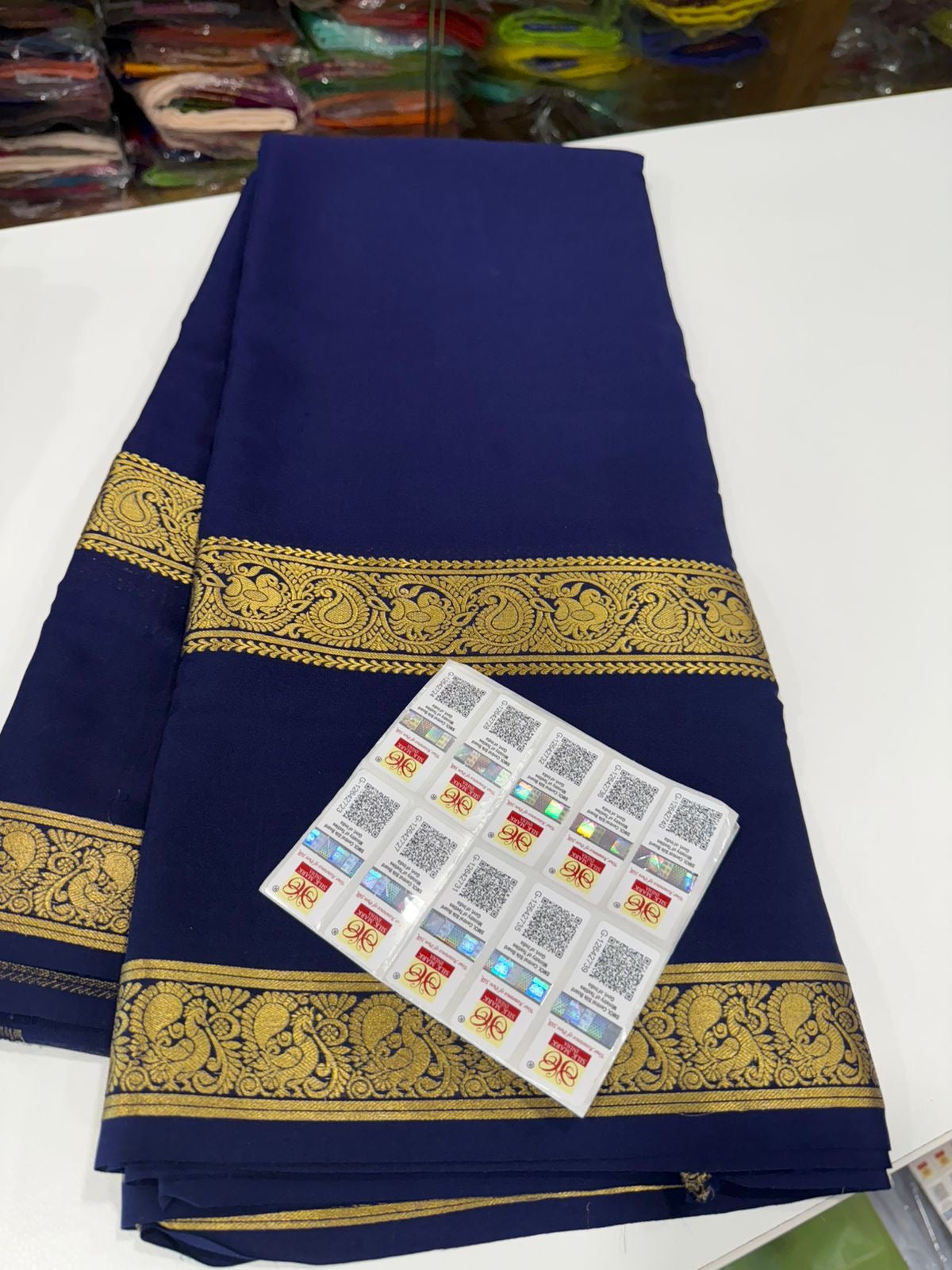 Exclusive pattern mysore silk sarees with elegant color combinations