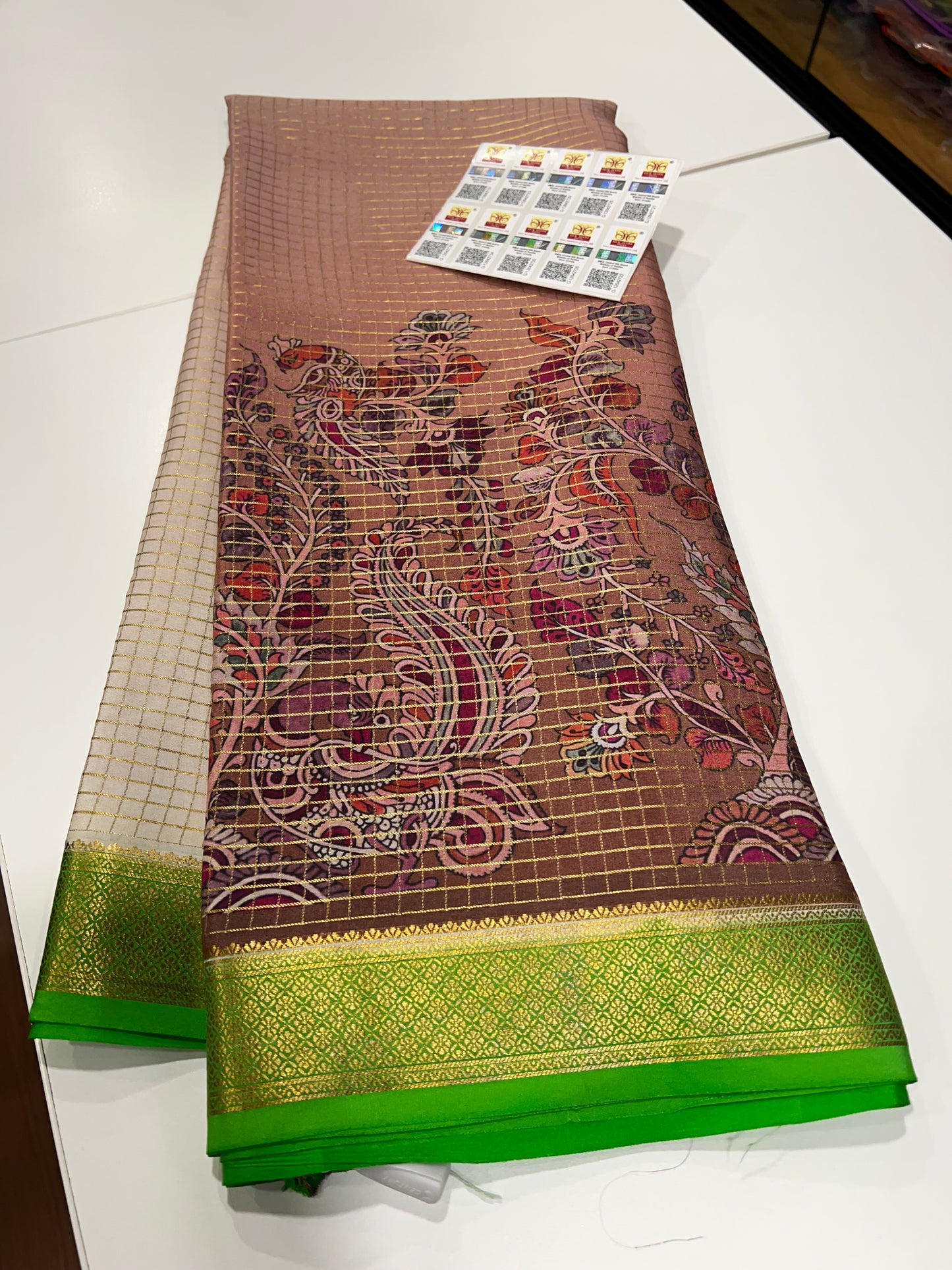 😍Digital print mysore silk sarees 😍