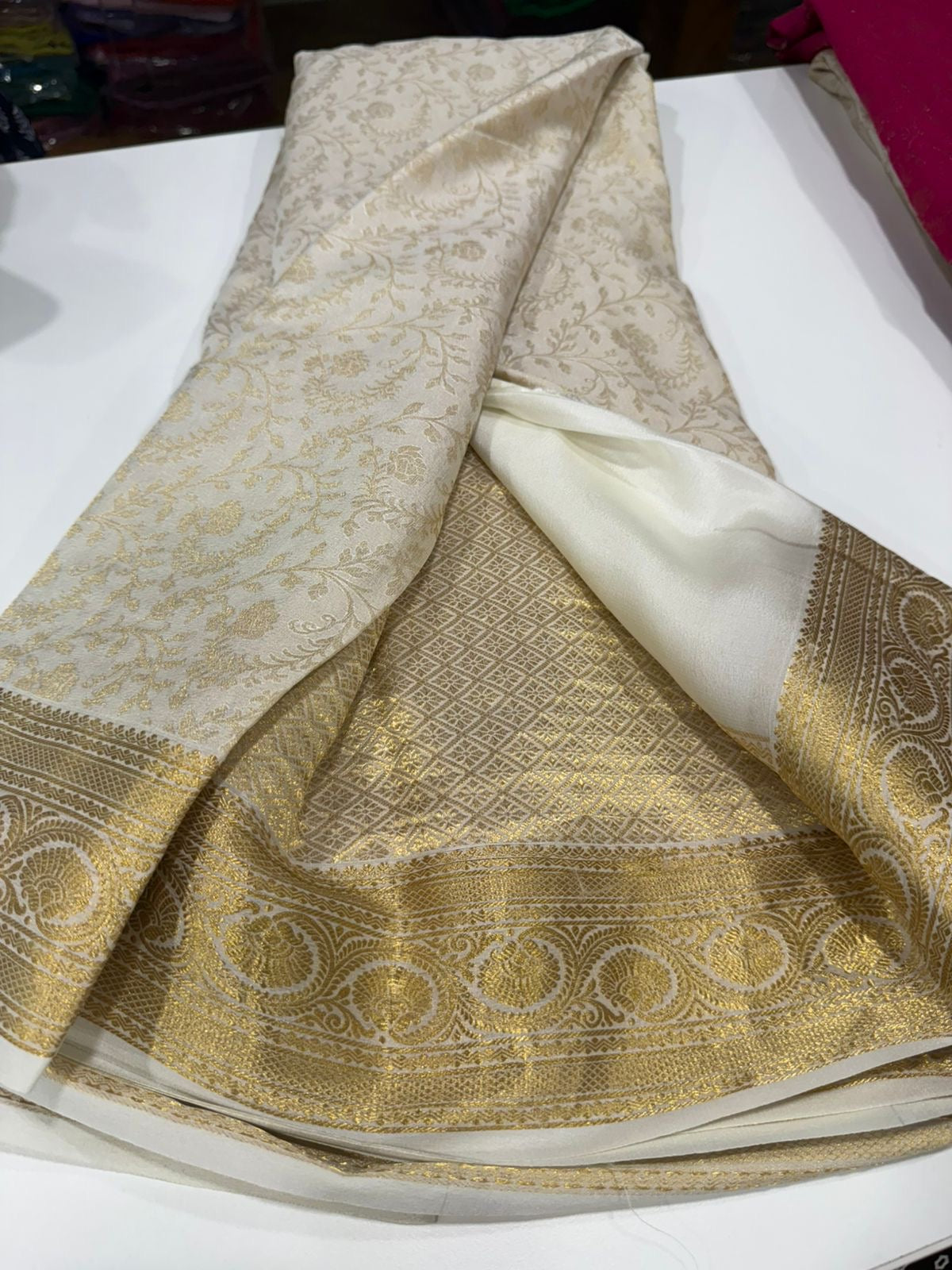 Brocade Mysore silks Saress