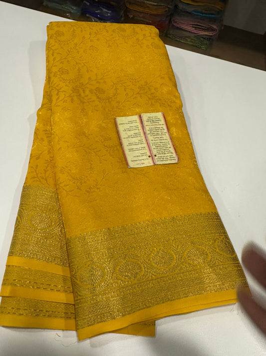 Brocade Mysore silks Saress