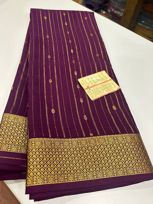 Mysore silk sarees with beautiful colours