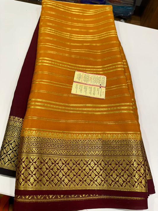 All over saree zari consumption with beautiful 3D color combination