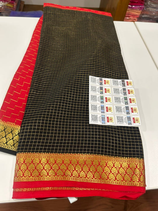 Exclusive pattern mysore silk sarees with elegant colors