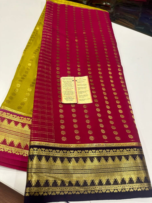 All over saree zari consumption with beautiful 3D color combination