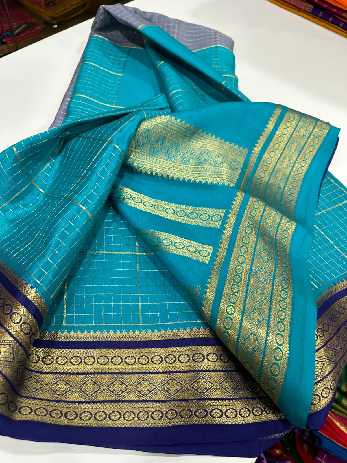 All over saree zari consumption with beautiful 3D color combination