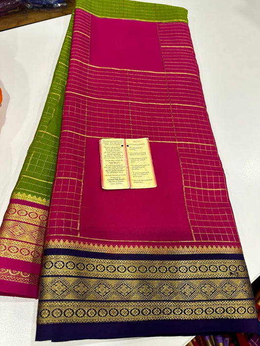 All over saree zari consumption with beautiful 3D color combination