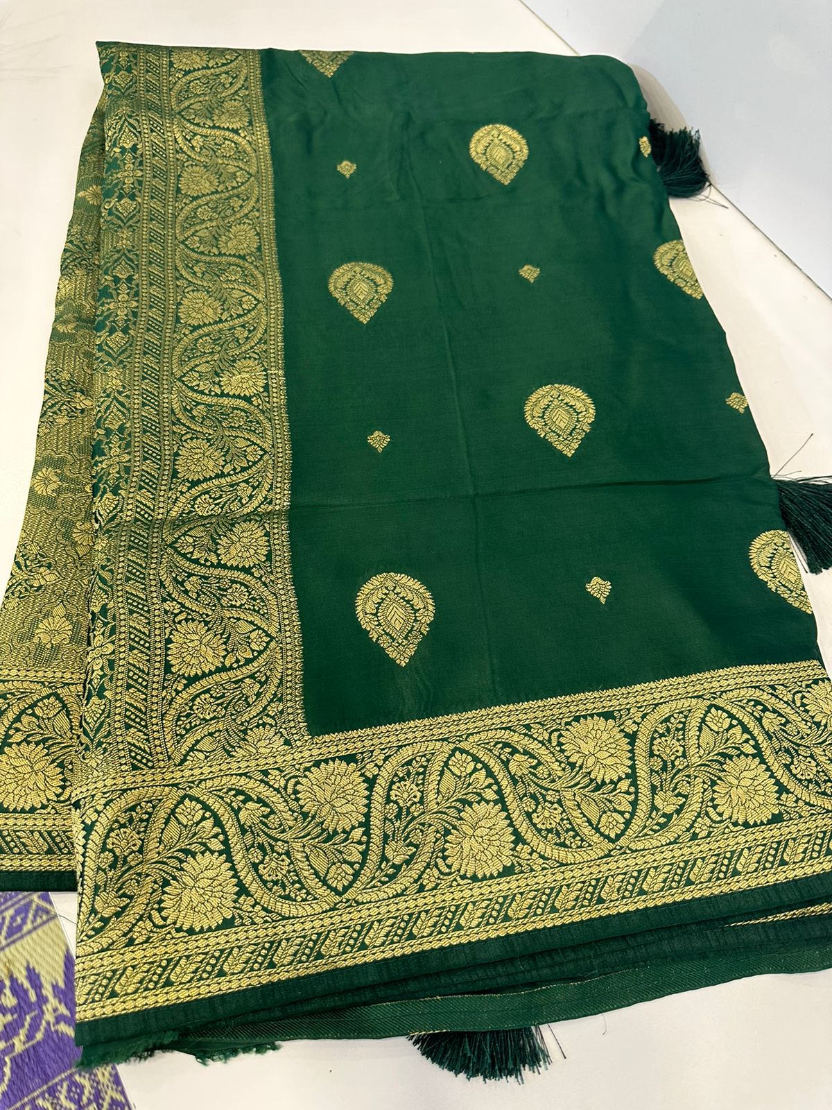 Ghanjji silk with zari weaving