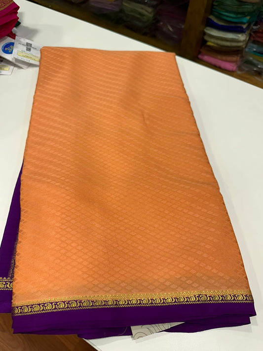 Pure Mysore silk sarees with pure real gold n real silver zari